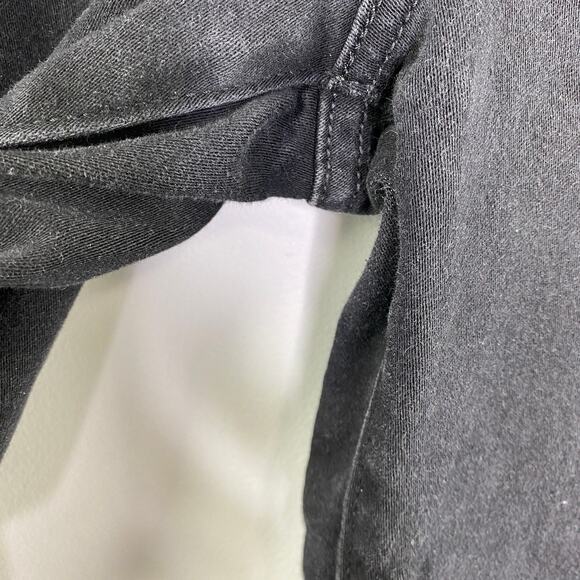 Levi's Mid-Rise Black Stretch Denim Sateen Skinny Jeans Women's Size 14 32 x 32 - Picture 5 of 10